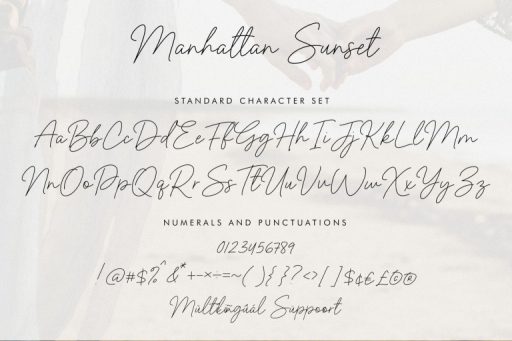 Manhattan Sunset Font - Business Branding Script Font from Jimtype Studio