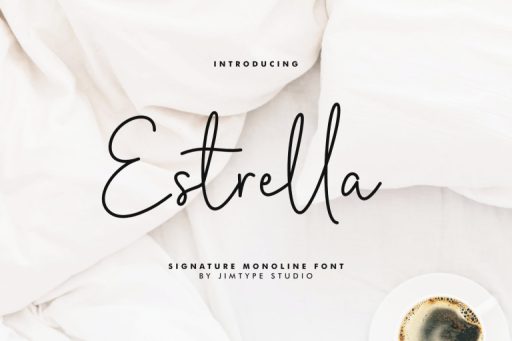 Estrella Signature Font - Business Branding Font from Jimtype Studio
