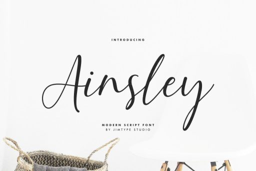 Ainsley Script Font - Business Branding Font from Jimtype Studio