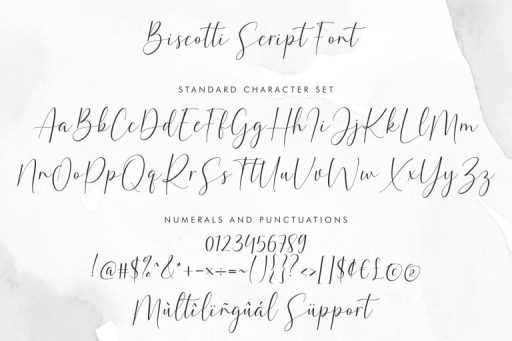 Biscotti Script Font - Wedding Business Font from Jimtype Studio