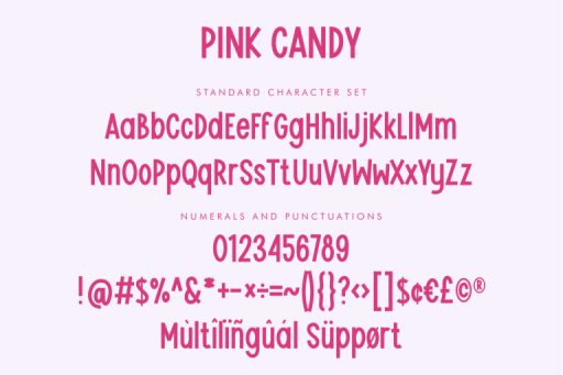 Pink Candy - Playful Kids Font
