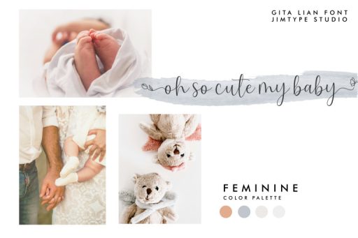 Gita Lian - Wedding Branding Font from Jimtype Studio