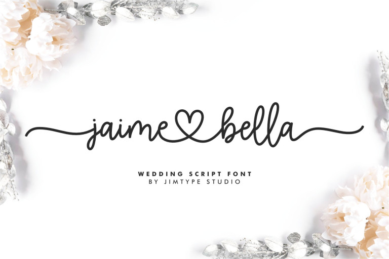 Jaime Bella - Wedding Branding Font from Jimtype Studio