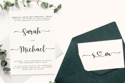 Luna June - Wedding Branding Font from Jimtype Studio