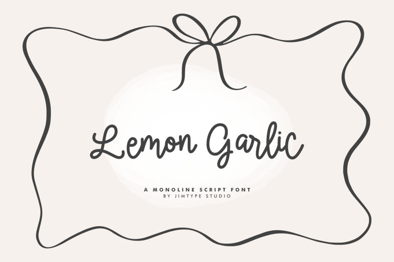 Lemon Garlic - Business Branding Font from Jimtype Studio