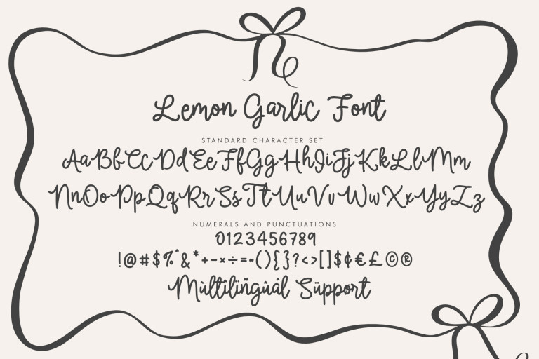 Lemon Garlic - Business Branding Font from Jimtype Studio