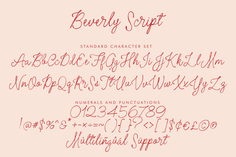 Beverly Script -  Whimsical Business Branding Font from Jimtype Studio