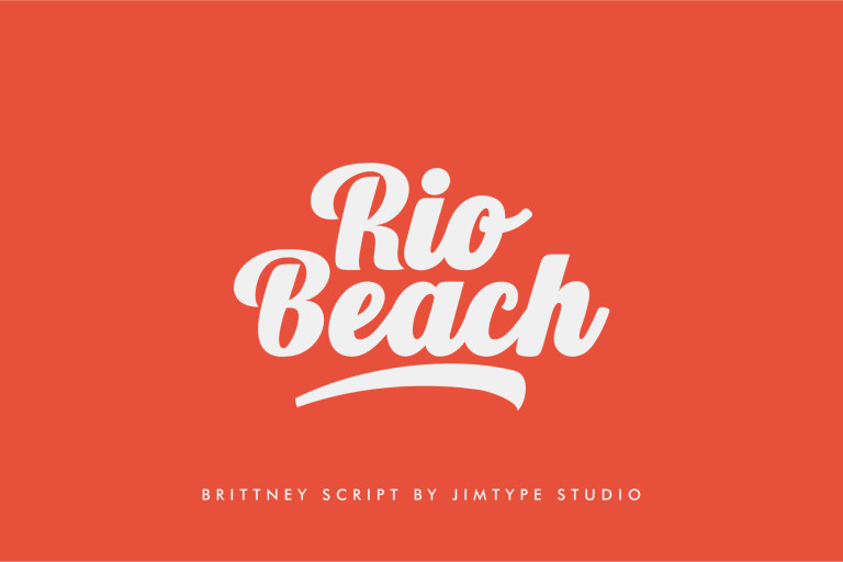 Brittney Sript - Branding Design Font from Jimtype Studio