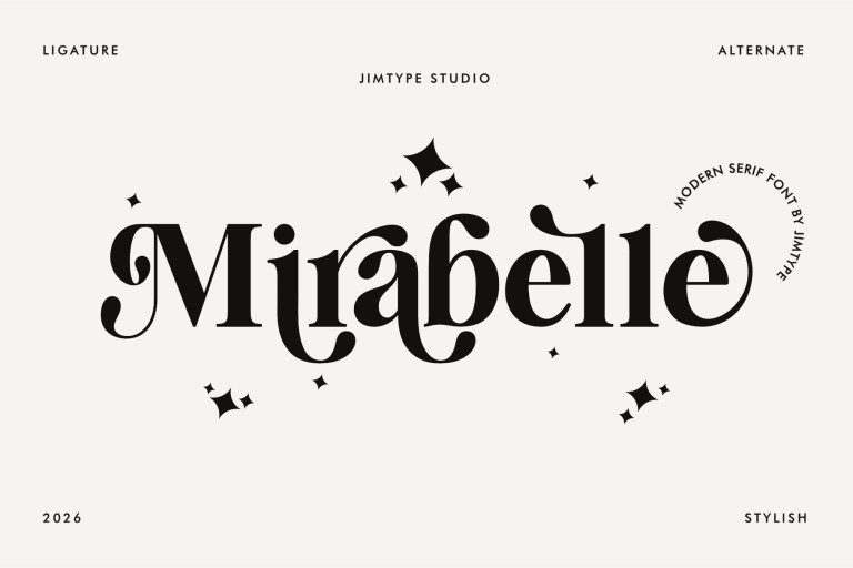 Mirabelle Modern Serif - Branding Business Font from Jimtype Studio