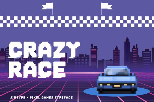 Pixel Strike - Retro Pixel for Gaming, Arcade & 8-Bit Font from Jimtype Studio