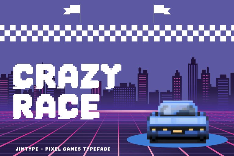 Pixel Strike - Retro Pixel for Gaming, Arcade & 8-Bit Font from Jimtype Studio