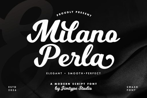 Milano Perla - Modern Branding Font from Jimtype Studio