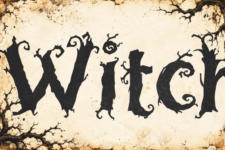 Hollowthorn — A Gothic Horror-Style Display Font From Jimtype Studio