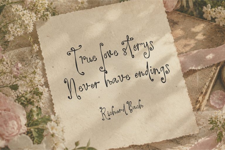 The Written Romance -  A Romantic, Vintage-Style Handwritten Font from Jimtype Studio